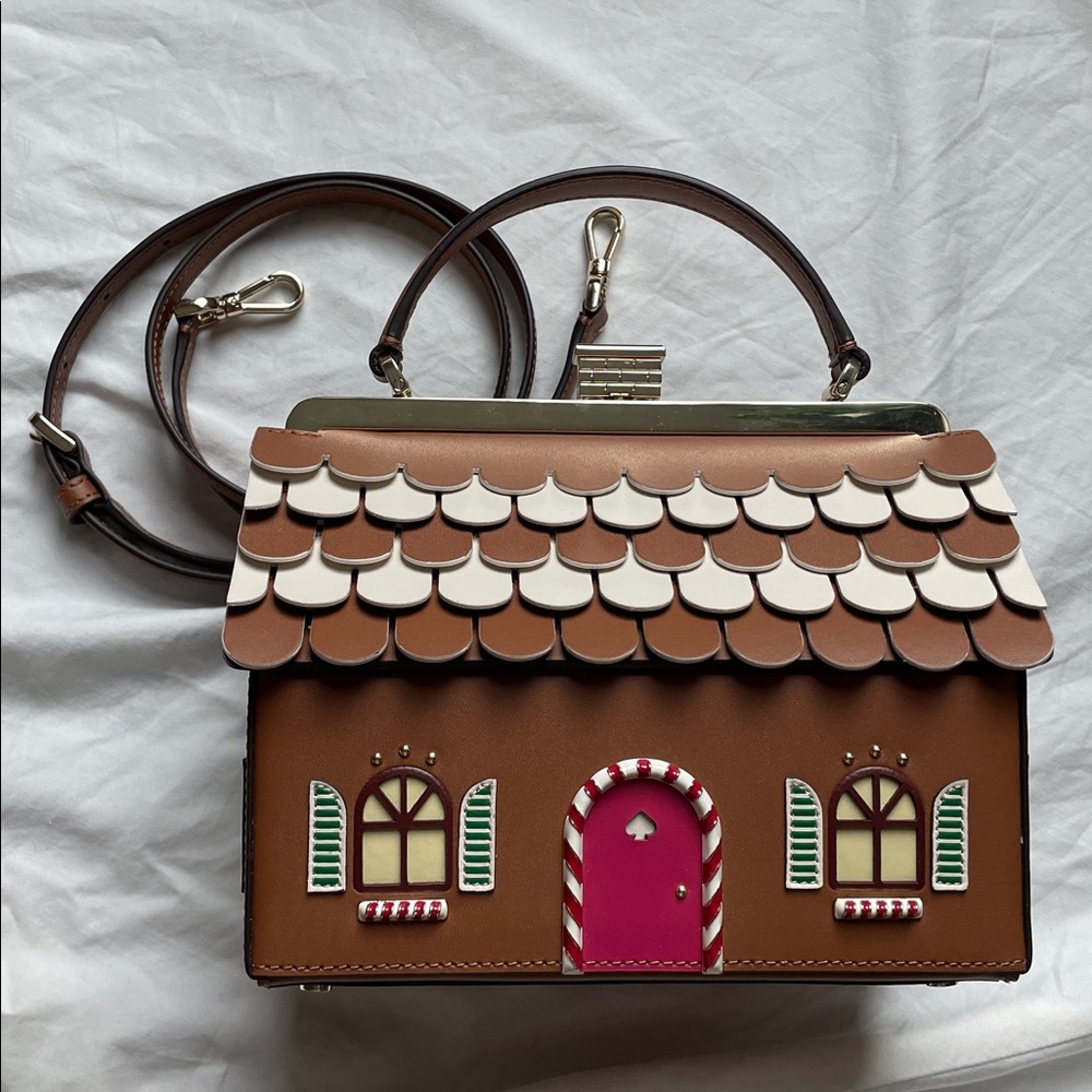NWOT | Kate Spade New York | Festive Gingerbread House Novelty Crossbody